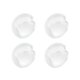 thumbnail image 1 of Paquete de 4 protectores de esquinas para bebé, protectores de bordes transparentes, protectores de esquinas para seguridad de las esquinas de las mesas, parachoques y cojín a prueba de bebé, 1 of 4