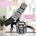 thumbnail image 4 of Pesas para tobillo y muñeca para mujer, juego de 2, brazaletes con peso de silicona ajustables, pulsera de peso con tiras ultraduraderas, 2 libras para yoga, pilates, barra, caminar, entrenamiento de, 4 of 7