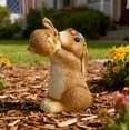 thumbnail image 3 of Mainstays Bunnies Outdoor Garden Statue, Weather-Resistant, 3 of 8