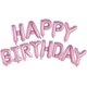 thumbnail image 2 of Pancarta con globos de feliz cumpleaños Letras en 3D Letras de lámina de Mylar, Decoración inflable para fiestas y decoraciones para eventos para niños y adultos, Reutilizable, Diversión ecológica Xemadio LRWJ574-3, 2 of 7