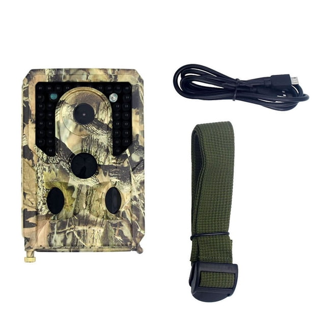 Infrared Game Camera Camera Waterproof 1080P Trail Camera Outdoor Motion Detection Cam Camouflage 32G Memory Card, Card Reader ,Lightweight Compact