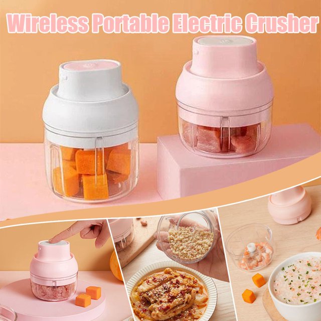 Vaidha Wireless Portable Crusher food Garlic Machine Kitchen Masher