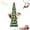 Large, variant on Minibee 13.7" Ceramic Christmas Tree with Lights, Retro Hand-Painted Tabletop Holiday Decoration Multicolor Bulbs