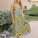 thumbnail image 2 of Vestido HUOGUO Fashion para mujer, casual, con cuello en V, estampados de verano, 2 of 4