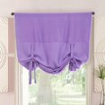 thumbnail image 4 of HLONK Contemporary White Solid Print Kitchen Curtains  30 x 46 In, 4 of 7