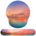 thumbnail image 1 of Set de alfombrilla de ratón y reposamuñecas de espuma viscoelástica Eulps Oceanic Sunset, 1 of 8
