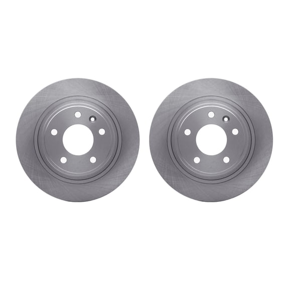 Dynamic Friction Company Rear Brake Rotors 6002-47039