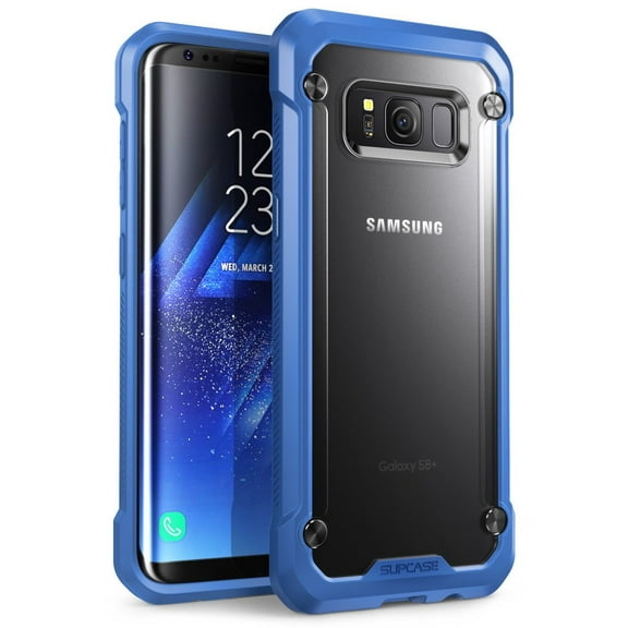 Galaxy S8 Plus Case, SUPCASE Unicorn Beetle Series Premium Hybrid Protective Clear Case-Frost/Blue