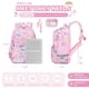 thumbnail image 3 of Mochila MUSEVOS Kids Kids impermeable con estampado kawaii rosa/dinosaurio, 3 of 9