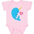 thumbnail image 3 of Inktastic Cute Narwhal Boys Baby Bodysuit, 3 of 5