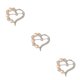 thumbnail image 5 of Broche de seguridad Qarigey cristal strass rosa 3piezas, 5 of 6