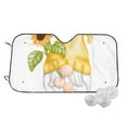 thumbnail image 2 of Picia Sunflower Gnomes5 Curved Windshield Sunshade Accordion Folding Style Auto Shade for Car Truck SUV Van Blocks UV Ray Sun Visor Protector -, 2 of 7