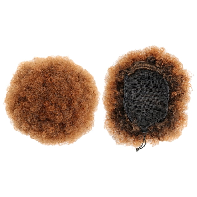 Soidarity Moño de pelo de cola de caballo Afro Puff único añade elegancia al peinado fibra práctica y hermosa Cuidado del cabello Q9 1BT30