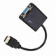 thumbnail image 4 of Cable adaptador y conversor HDMI a VGA portátil de 1080P y cable de audio de 3,5 mm con alimentación USB, 4 of 12