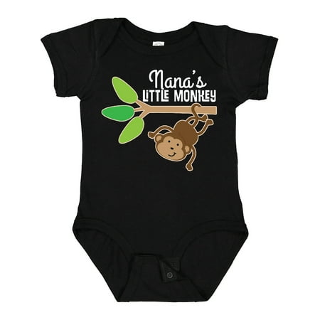 

Inktastic Nana Little Monkey Grandchild Gift Baby Boy or Baby Girl Bodysuit