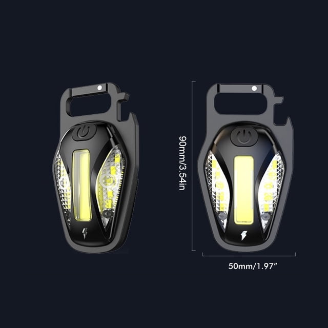Luz de bolsillo portátil, mini linterna, llavero recargable, mini linterna, llavero recargable, linterna, rendimiento de primer nivel