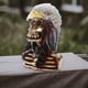 thumbnail image 1 of Estatua de decoración para hogar, resina artesanía cabeza estatuilla escultura Halloween decoración para hogar Accesorios Águila Macarena Estatua de resina de calavera, 1 of 7