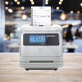 thumbnail image 4 of Pyramid 4000 Auto-Totaling - Time clock - printable time cards - 100 employees - light gray, 4 of 7