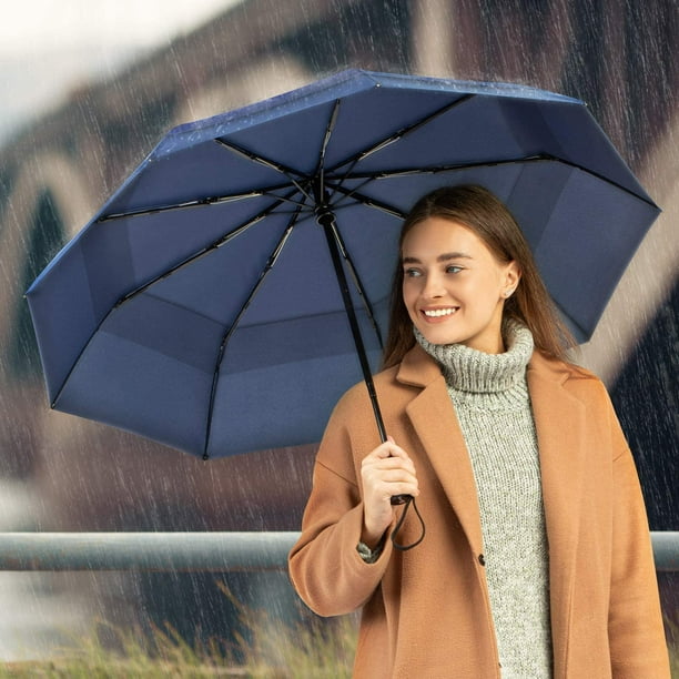Parapluie, Facile à Toucher Anti UV Incassable Testé Parapluies de