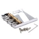 thumbnail image 5 of Tholdsy Puente de guitarra Vintage cromado de 6 cuerdas, puentes de sillín de latón con tornillos, accesorios para instrumentos musicales, Electrónica miscelánea, 5 of 6