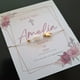 thumbnail image 3 of Pulsera Ajustable Dijes de Mariposa y Rosa con Cristales Recuerdo Con Tarjeta Personalizada Para Bautizo, Primera Comunión, Confirmación, Boda, xv Años,etc.Paquete de 10 Piezas, 3 of 5