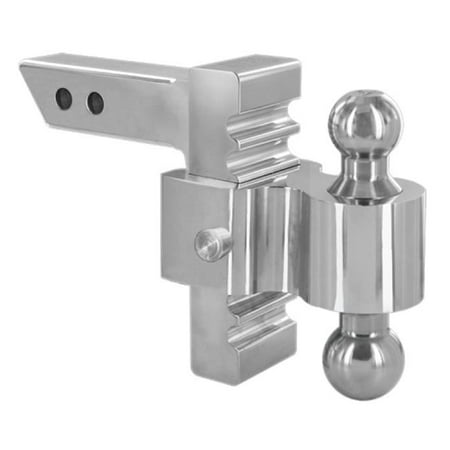 Hitch Combo - Andersen Mfg 3410-S 6 In. Rapid Hitch - 2 x 2.31 In. Plated Steel Combo Ball With 8K, 10K Gtwr.