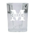 thumbnail image 1 of Customizable Monogram 2 Ounce Etched Square Shot Glass Engraved Personalized with Initial and Name, 1 of 4