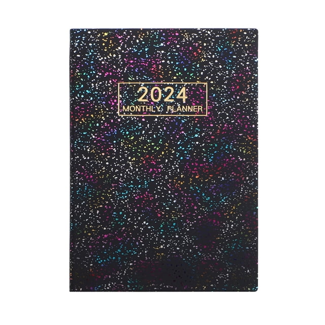 Meitianfacai 2024 A5 Planner Academic and Work Planner Monthly ,Portable Planner Notebook Making Your Life Productive 7.8"x5.5"(128 Pages)