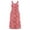Hot Pink, variant on BLTIBY Summer Dresses for Women Flowy Casual Round Neck Sleeveless Printed Midi Dress Beach Vacation Sundresses with Pockets Hot Pink XL