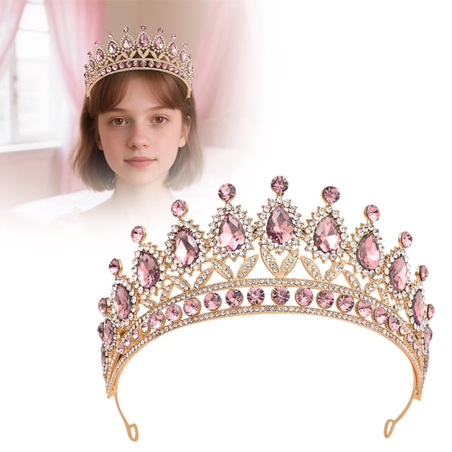 Bandeau Doré Élégant pour Femmes Filles et Enfants - Design Rond Élégant pour Fêtes et