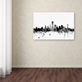 thumbnail image 2 of Trademark Fine Art "Dallas Texas Skyline B&W" Canv, 2 of 4