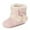 Z4 Pink, variant on Gyujnb Baby Boy Girl Boots Shoes Winter Snow Bowknot Soft Sole Warm Toddler Prewalker Booties,Boys Shoes,Girls Shoes,Size:12-15 Months