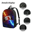 thumbnail image 3 of Fgteev Backpack, Large Capacity 17 Inch Laptop Backpack, Durable Casual Daypack, Water Resistant, 17.3x12.2x5.5 Inch, 3 of 8