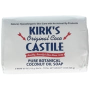 Kirk's Natural Castile Soap, Original, 4 Oz, 3 bars (Pack of 14)