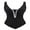 Black, variant on Honganda Women V Neck Swimsuits Tummy Control Swimwear Halter Bathing Suit