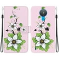 thumbnail image 1 of For Nokia 1.4 Crystal Texture Colored Drawing Leather Phone Case(Lily),iPhone 12, 1 of 7