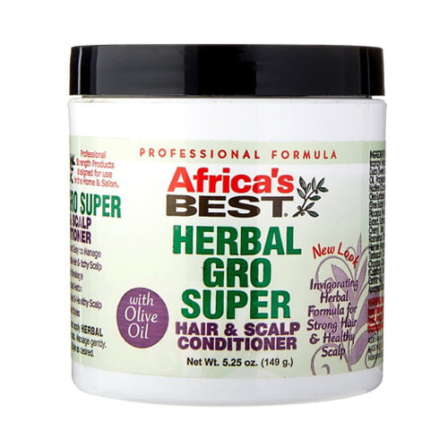Africas Best Herbal Gro Super Hair and Scalp Conditioner,  Oz -  