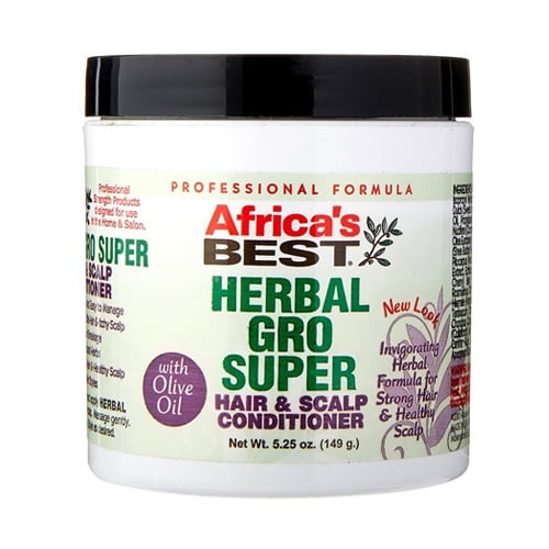 Africas Best Herbal Gro Super Hair and Scalp Conditioner, Oz - Africas Best Herbal Gro Super Hair and Scalp Conditioner, Oz -
