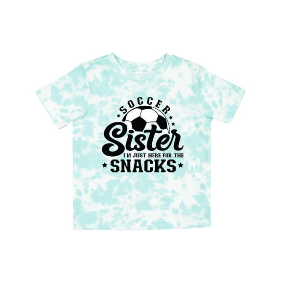 Inktastic Soccer Sister I'm Just Here for the Snacks Girls Toddler T-Shirt