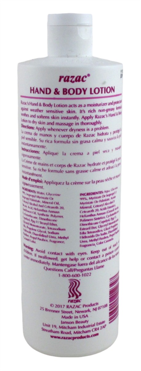 Razac Hand & Body Lotion 16oz (Pack of 3)