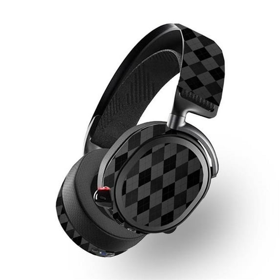 MightySkins SSARPR-Black Argyle Skin for Steelseries Arctis Pro Wireless - Black Argyle