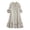 Beige, variant on Glisme Women Linen Shirt Casual Loose Solid Button Long Sleeve Tops Trend Beige Tee