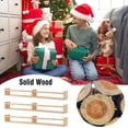 thumbnail image 6 of Nursery Book Shelves for Kids Rooms - 32 Inches Floating Wall Bookshelves Set of 3, Space-Saving Nursery Shelves with Beads Design for Kids Room, Bedroom and Study Room(Natural), 6 of 7
