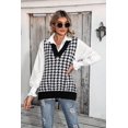 thumbnail image 2 of Zeagoo Women's Sweater Vest Chic Sleeveless V Neck Oversized Pullover Knitted Tops Fall Sweater, 2 of 6