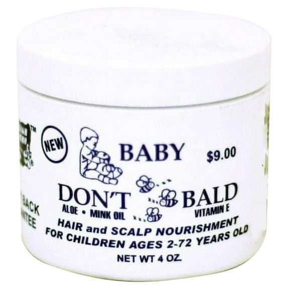 Baby Don’t Be Bald Blue Hair and Scalp Nourishment – Choose Size | Strengthen, Moisturize Promote Growth