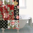 thumbnail image 4 of Pioneer Flower Floral Print Pattern Shower Curtain 36"x72" ,Bathroom Decorative Shower Curtains Set with 12 Hooks,Modern Waterproof Washable Shower Curtain, 4 of 6