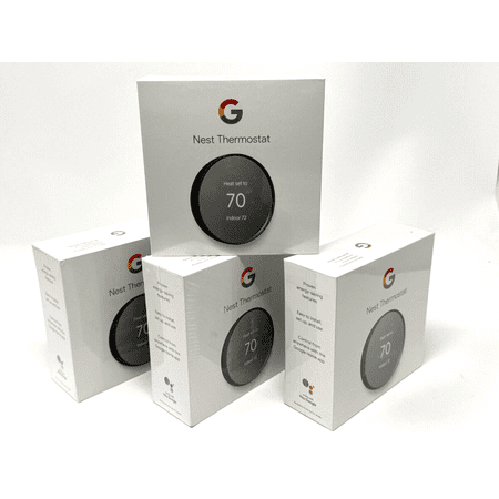Google Nest Smart Thermostat, Charcoal - New Sealed In Box GA02081-US G4CVZ 1