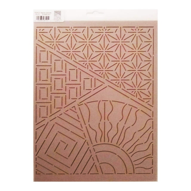 Quilting Creations Plantillas De Colcha Mylar - Sashiko Sampler 8"" X 10""