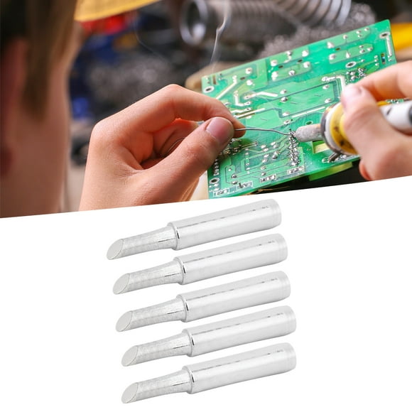 5Pcs Soldering Iron Kit Portable 900M-T Soldering Iron Tip For Welding Soldering Station Soldering Soldering Kit Replace