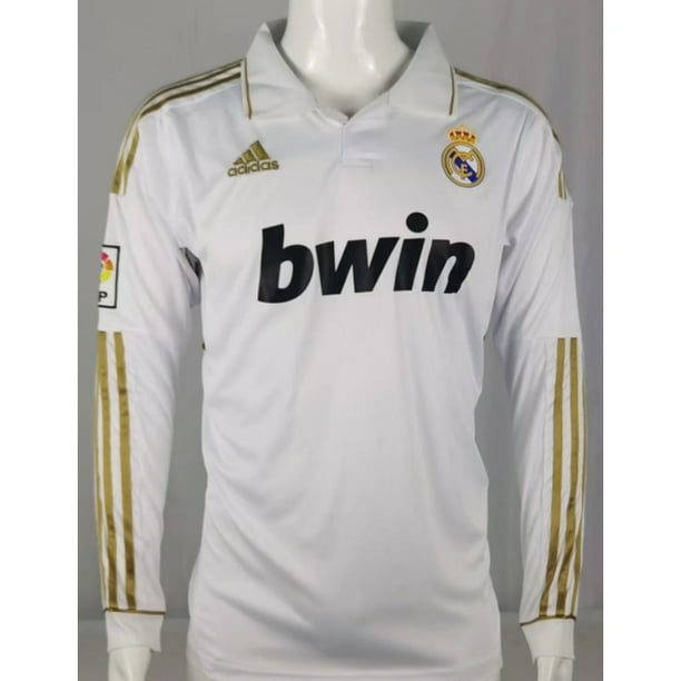 1112 Real Madrid Home Vintage Fútbol Deportes Camiseta De Manga Larga